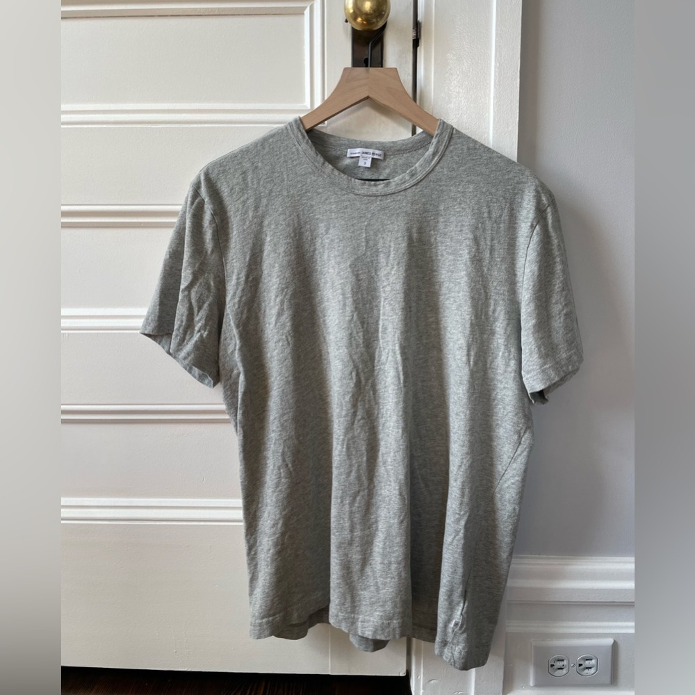 James Perse Gray Short Sleeve Tee